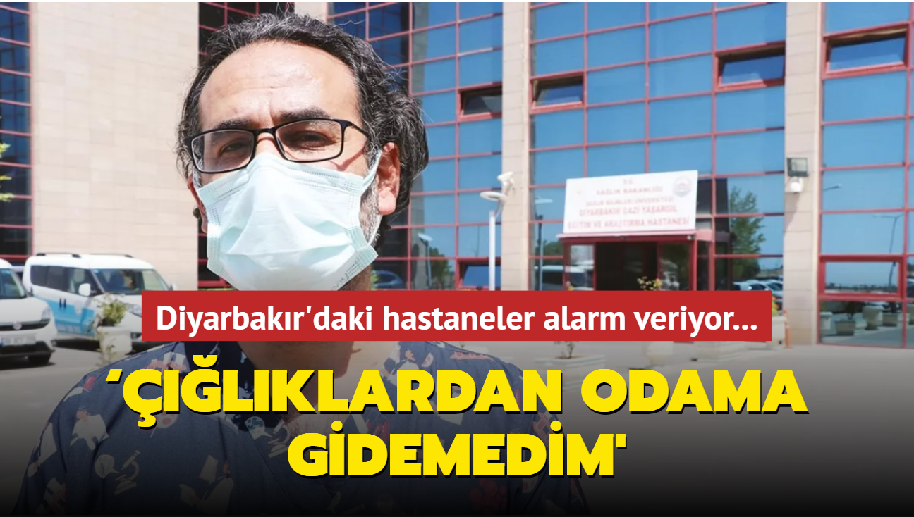 Diyarbakr'daki hastaneler alarm veriyor... Morgdaki lklardan odama gidemedim'