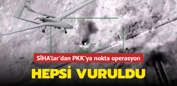 SHA'lar'dan PKK'ya nokta operasyon: Hepsi vuruldu