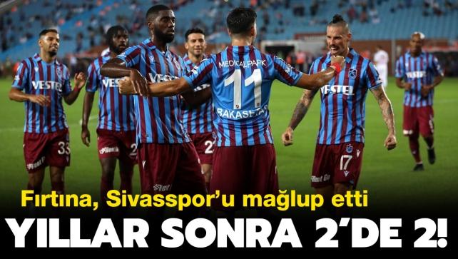 Trabzonspor 2'de 2 yapt! 2-1