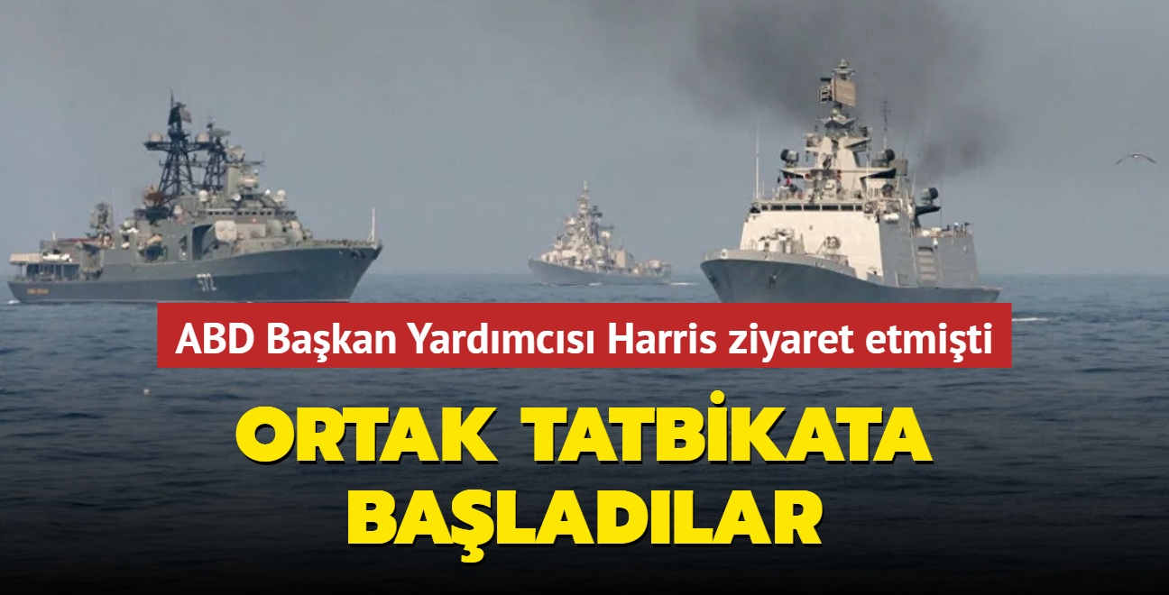 ABD Bakan Yardmcs Harris'in ziyareti sonras dikkat eken hamle... Ortak tatbikata baladlar