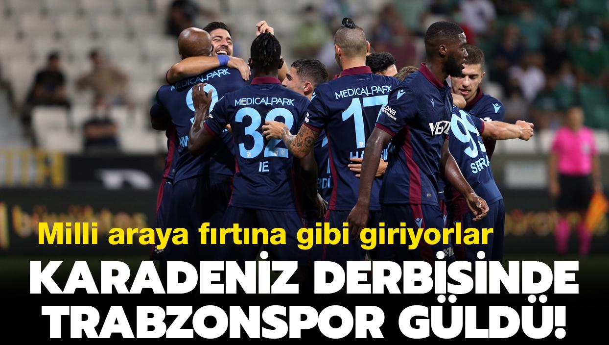 Karadeniz derbisinde Trabzonspor gld