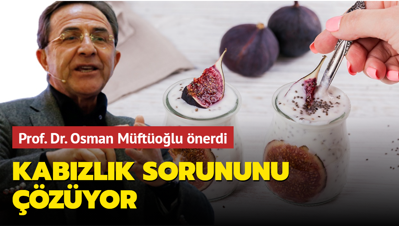 Prof. Dr. Osman Müftüoğlu'nun sadece 2 malzemeyle kabızlık sorununu çözen tarifi