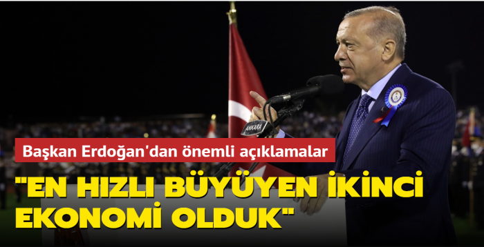 Jandarma ve Sahil Güvenlik Akademisi'nde mezuniyet... Başkan Erdoğan'dan önemli açıklamalar