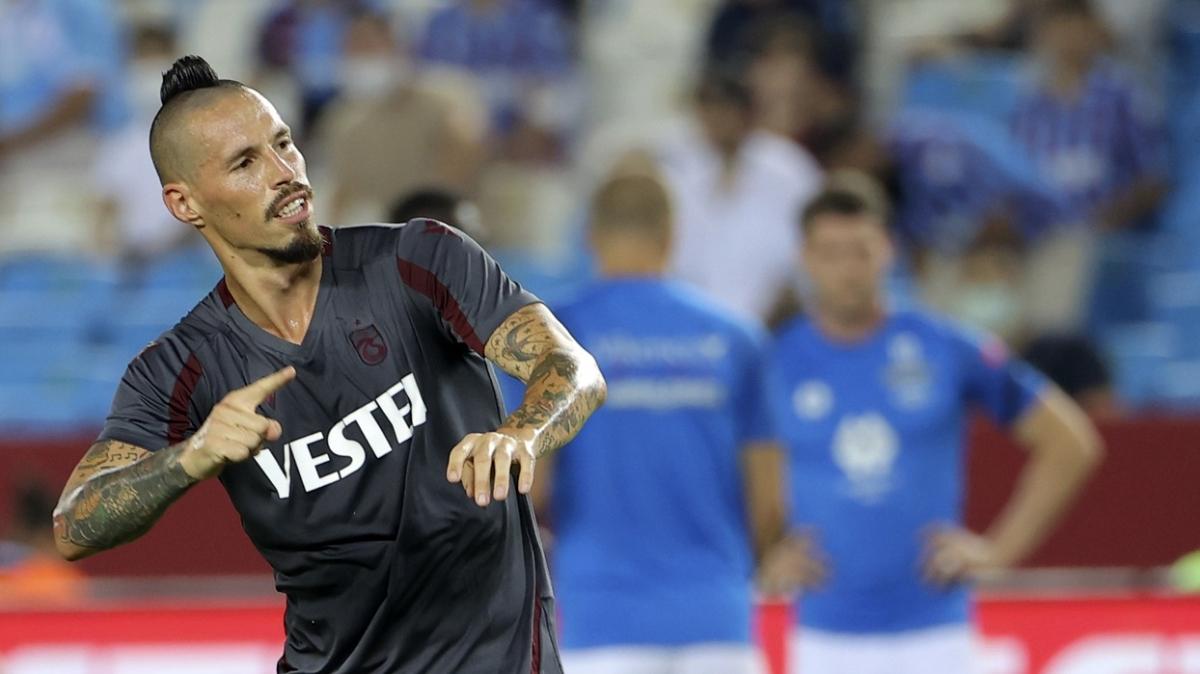 Trabzonspor'da Marek Hamsik gelir gelmez formay kapt, brakmyor