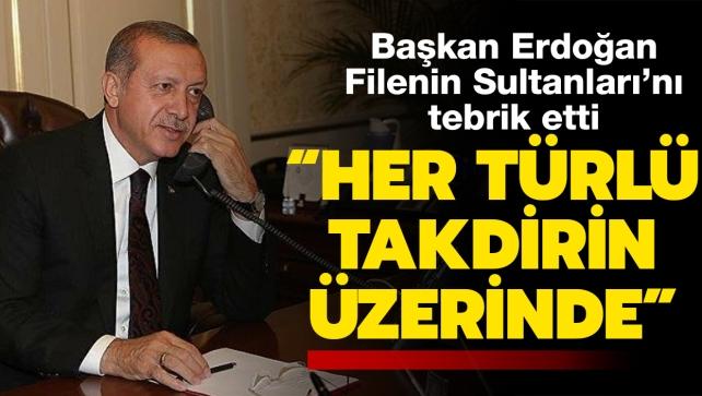 Başkan Recep Tayyip Erdoğan, Filenin Sultanları'nı tebrik: Üzülmeye gerek yok, performansınız her türlü takdirin üstünde