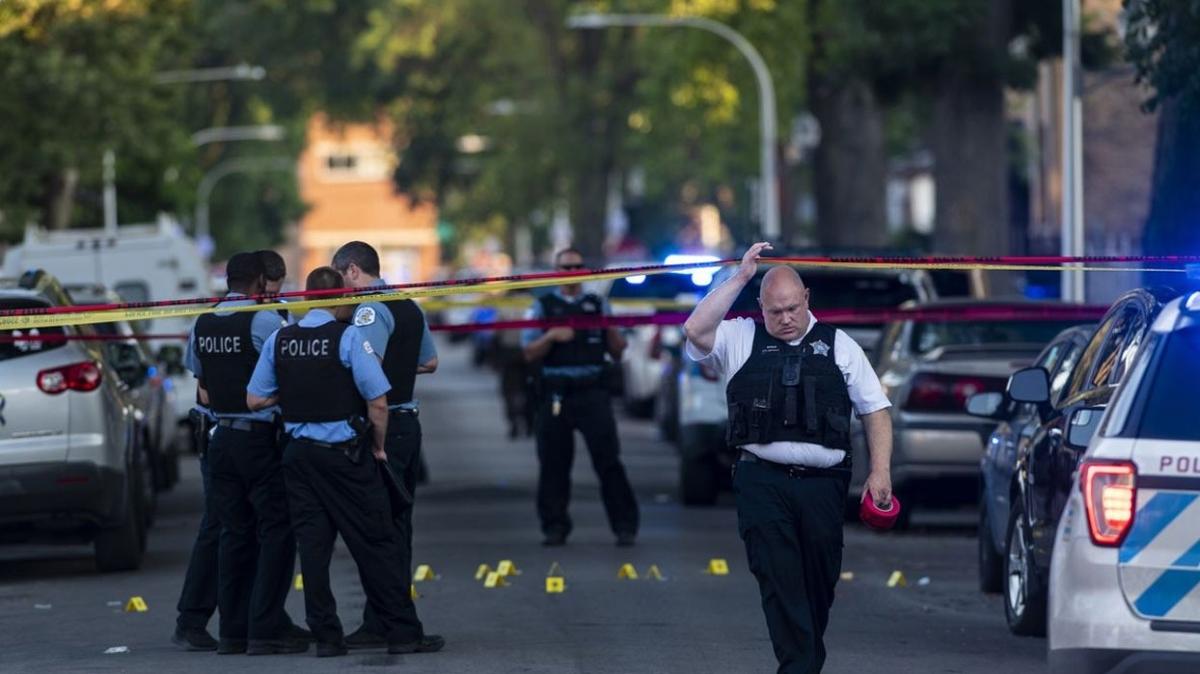 Haftasonu Chicago'daki silahl olaylarda 1 ocuk ld 7 ocuk yaraland