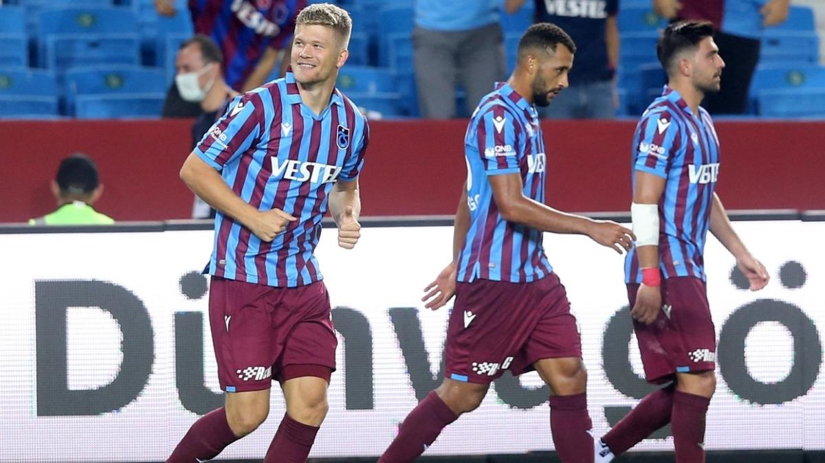 Trabzonspor'da Cornelius sevinci yaanyor