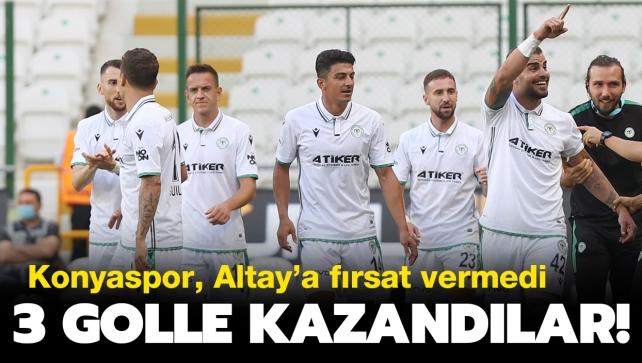 Konyaspor, Altay'a frsat vermedi: 3-1