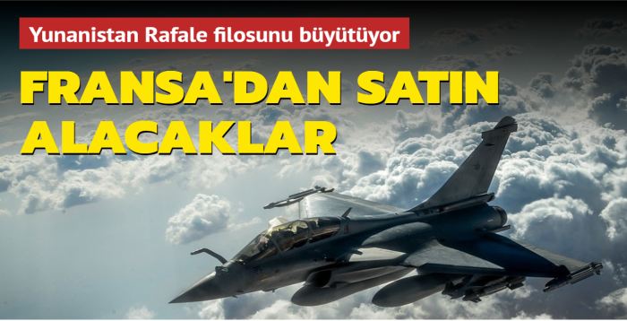 Yunanistan Rafale filosunu bytyor... Fransa'dan satn alacaklar