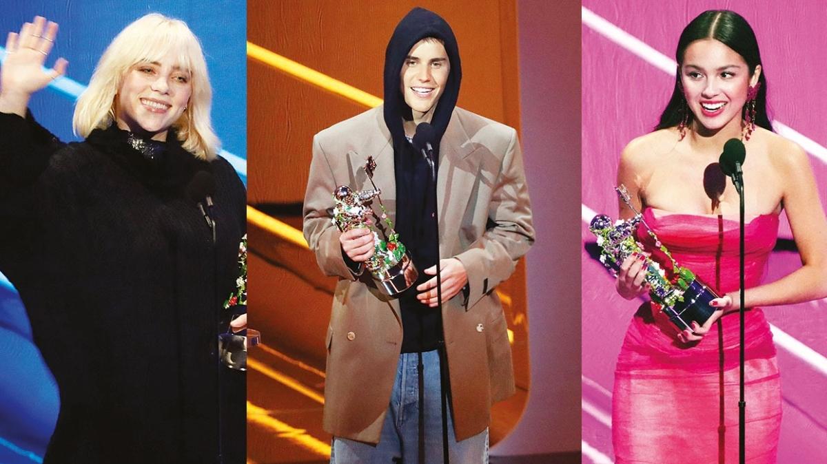 MTV ödül törenine Olivia Rodrigo damga vurdu