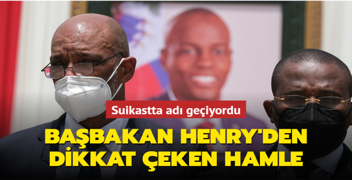 Moise suikastnda ad geen Haiti Babakan Henry, Adalet Bakan'n grevden ald