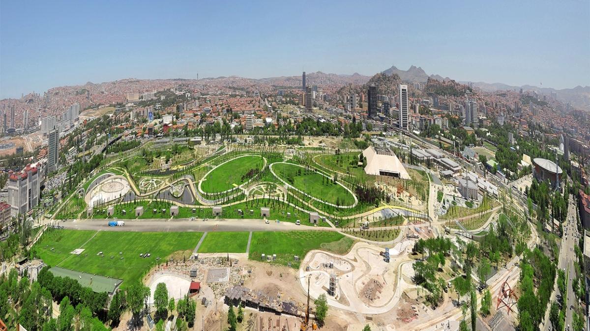 Ankara Millet Bahçesi açılış için gün sayıyor