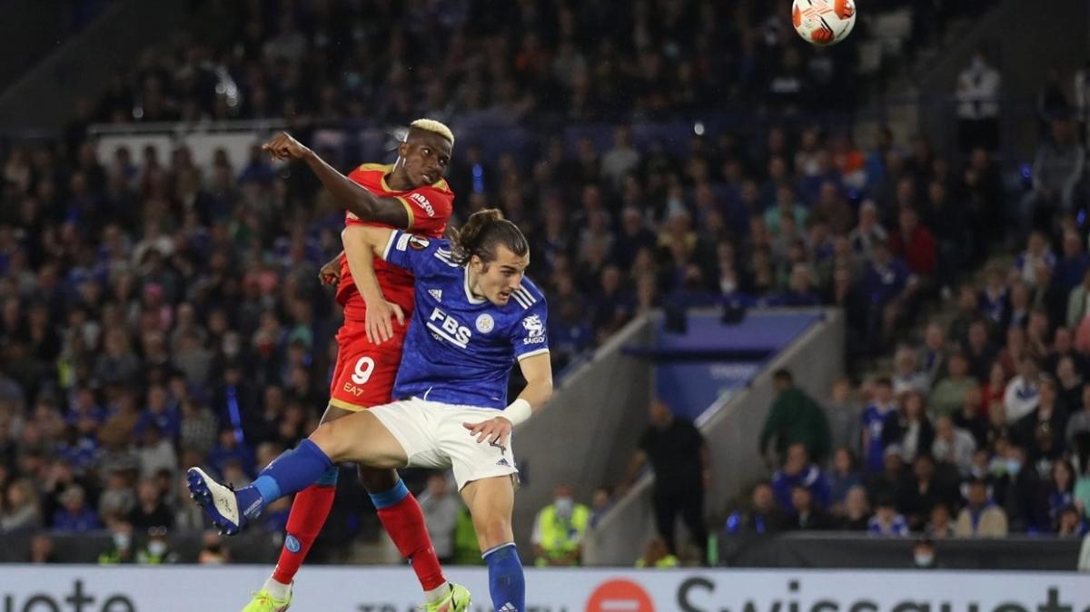 Leicester skoru koruyamadı, Napoli beraberliği kaptı
