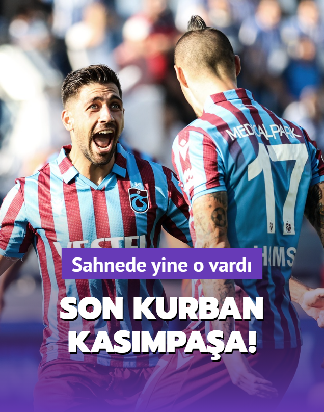 Trabzonspor Kasmpaa'dan 3 puanla dnd
