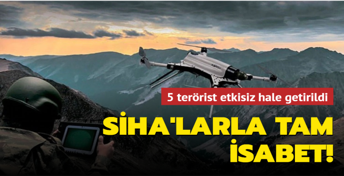 SHA'larla tam isabet! 5 PKK/KCK'l etkisiz hale getirildi