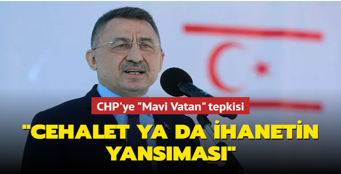 Cumhurbakan Yardmcs Oktay'dan CHP'ye 'Mavi Vatan' tepkisi