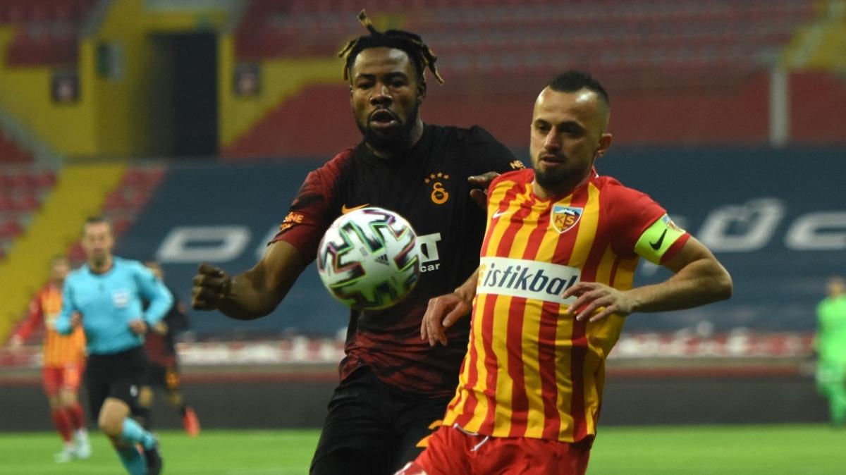 Galatasaray 4 eksikle Kayserispor deplasmanna kyor