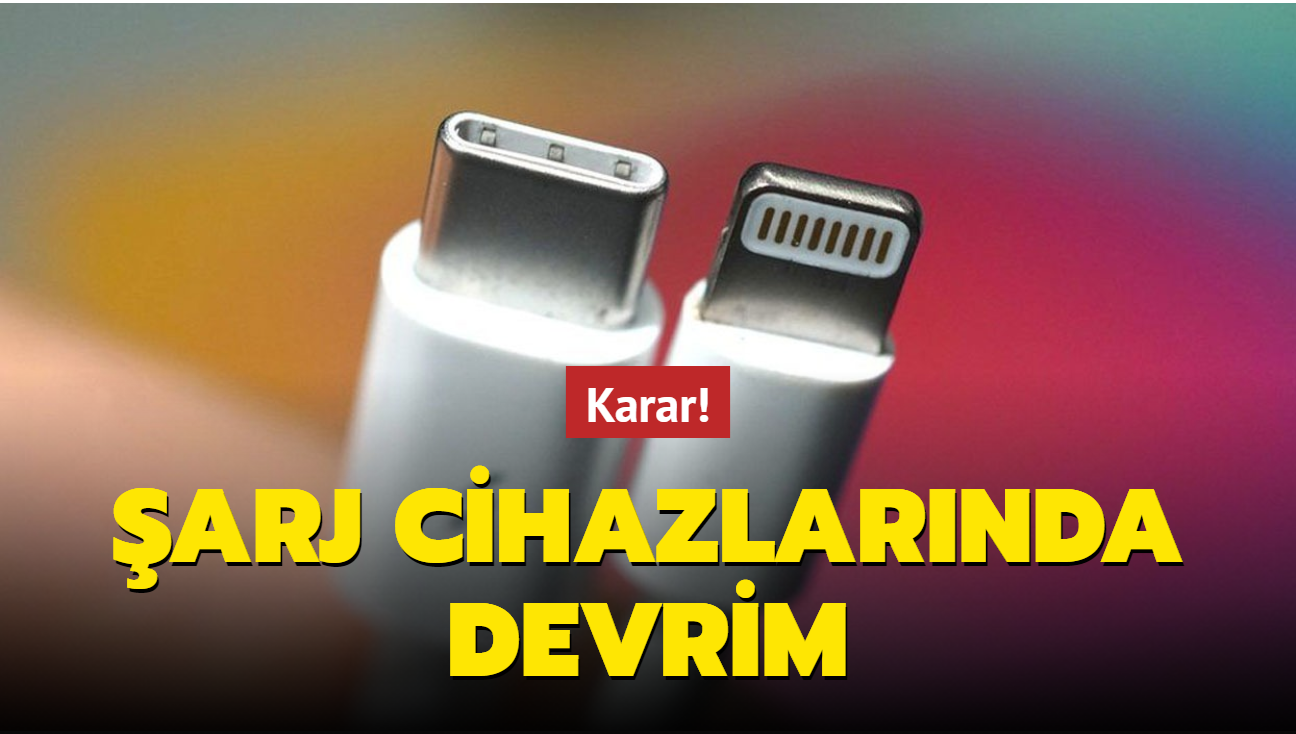 AB'de tm arj cihazlar USB-C tipi olacak