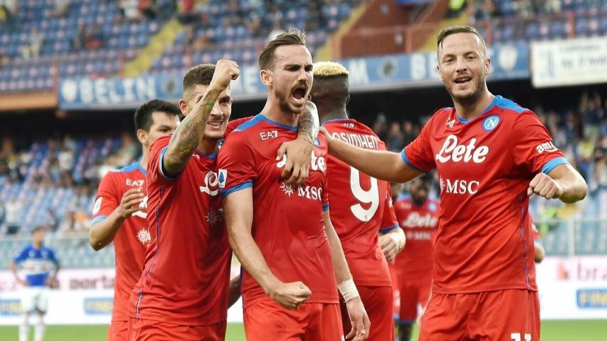 Napoli ligde 5'te 5 yapt! Son kurban Sampdoria...