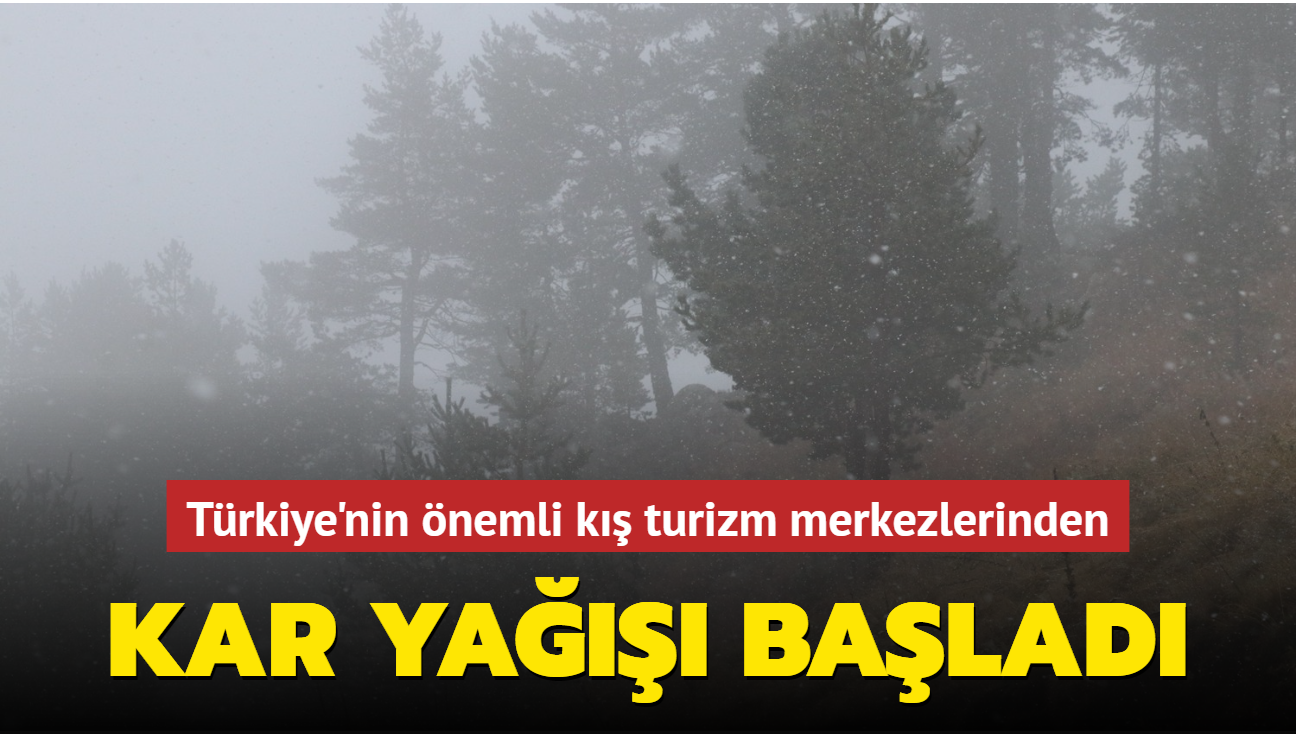 Trkiye'nin nemli k turizm merkezlerinden... Kar ya balad