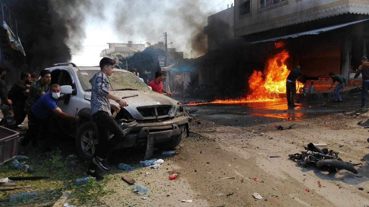 Suriye'nin Cerablus ilçesinde terör saldırısı
