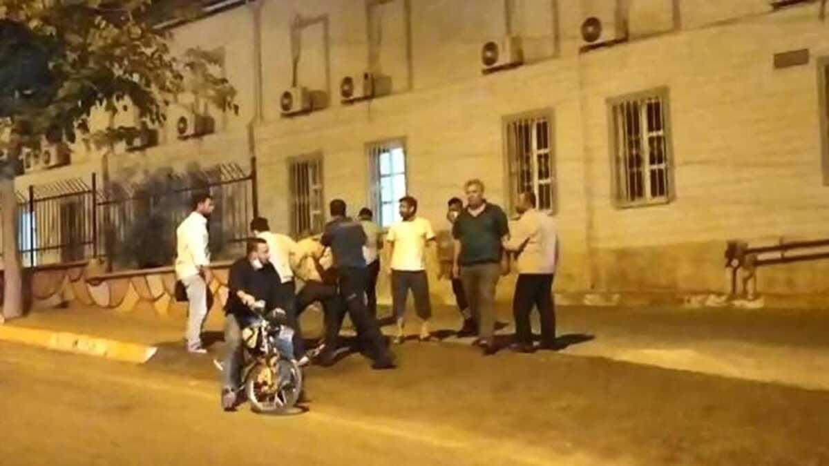 Salk Kontrol iin geldii hastanede kamaya alt ama vatandalar yakalad