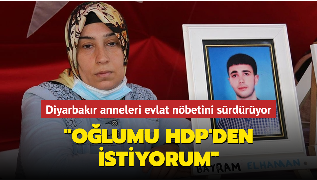 Diyarbakr annelerinden Elhaman: Olumu HDP'den istiyorum