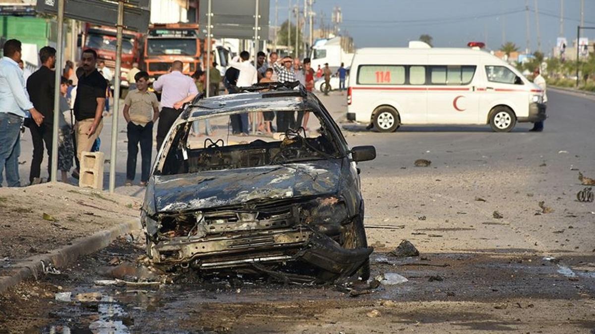 Irak'ta polis karakoluna bombal saldr