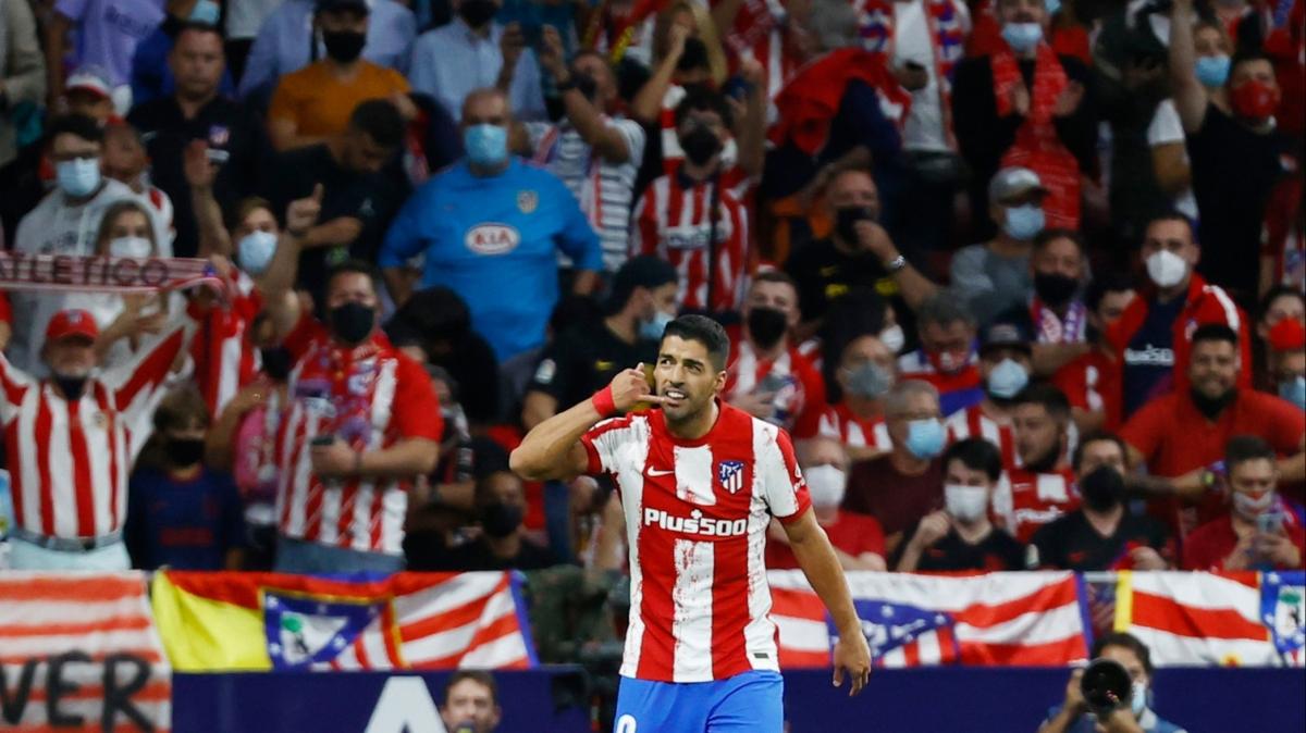 Luis Suarez'in gol sevinci olay oldu... Barcelona'ya bir darbe de Atletico Madrid'den!