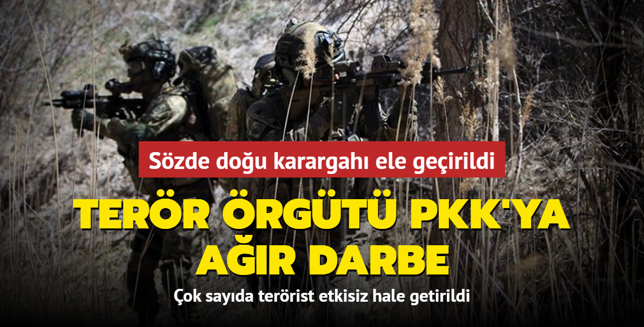 Terr rgt PKK'nn szde dou karargah ele geirildi... ok sayda terrist etkisiz hale getirildi