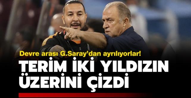 Son dakika Galatasaray haberi: ki yldzla yollar ayrlyor