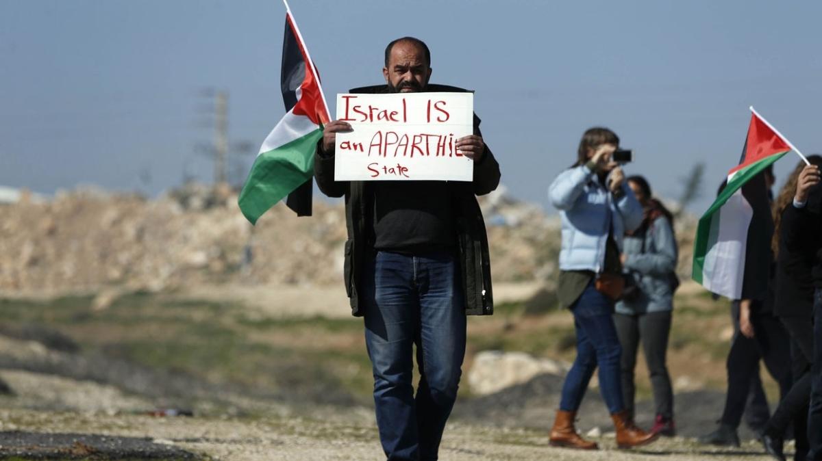Filistin "Apartheid" diyerek uluslararas toplumu srail'e kar bar savunmaya ard