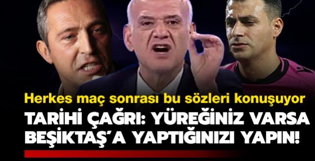'Yreiniz varsa Beikta'a yaptnz yapn!' Trabzonspor-Fenerbahe ma sonras olanlar oldu! Ahmet akar...