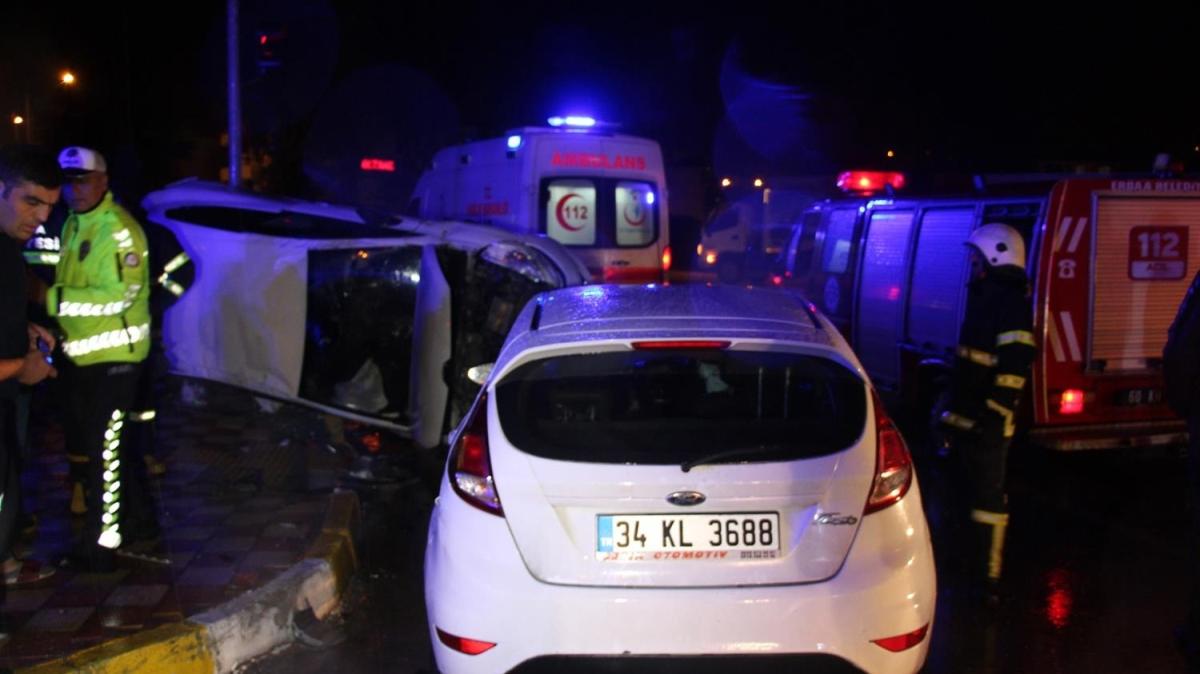 Tokat'ta meydana gelen kazada 5 kii yaraland
