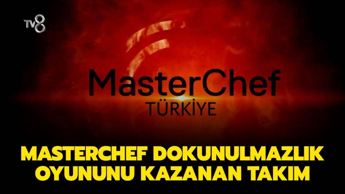 MasterChef 20 Ekim 2021 hangi takm kazand" Dn akam MasterChef'te dokunulmazlk oyununu kazanan takm burada!