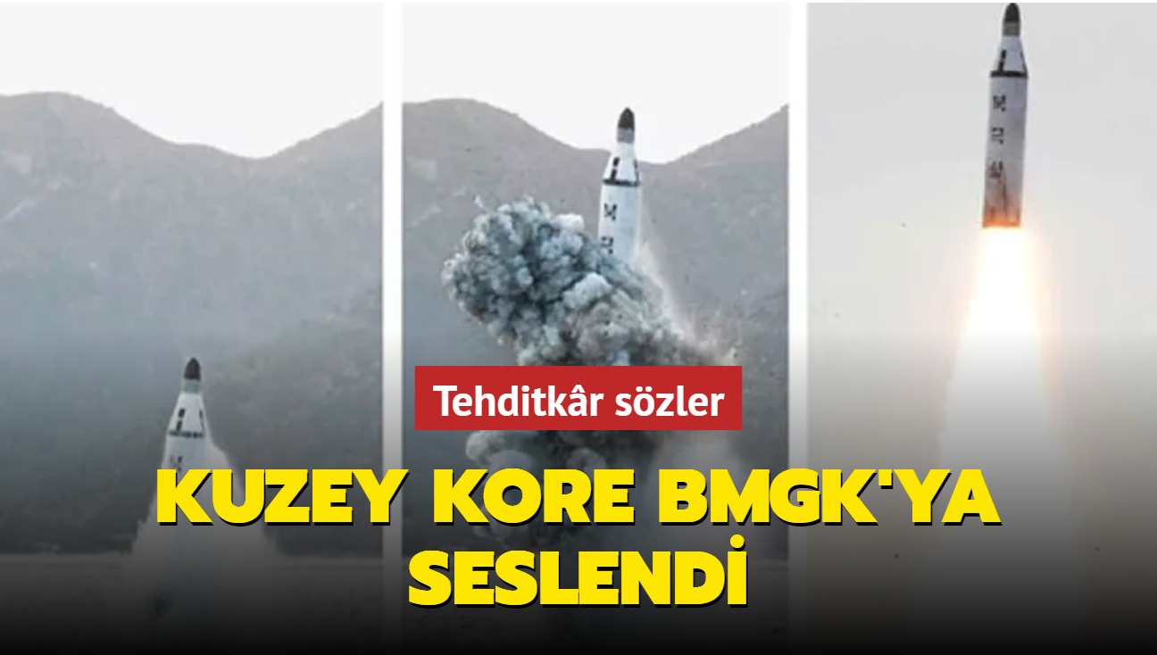 Kuzey Kore BMGK'ya seslendi... 'Zaman ayarl bombayla oynuyorsunuz'
