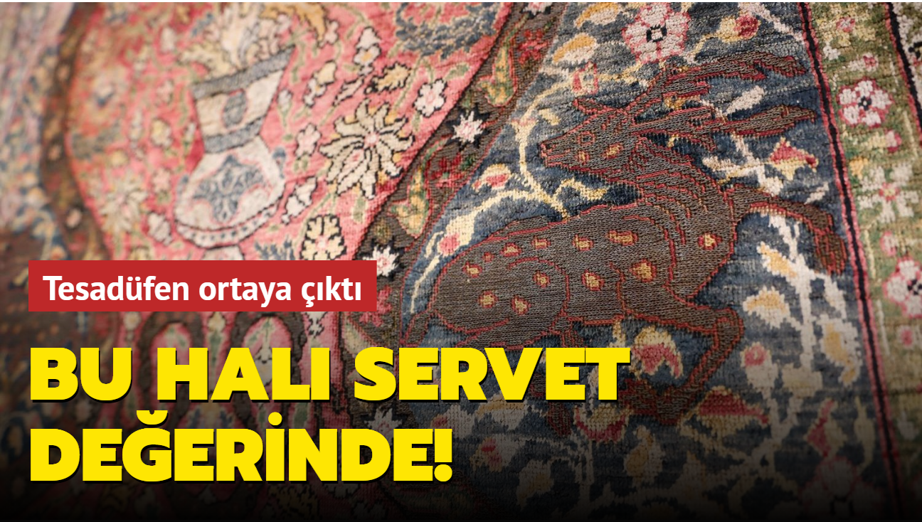 Tesadüfen ortaya çıkan servetlik Osmanlı halısı Yenikapı'da