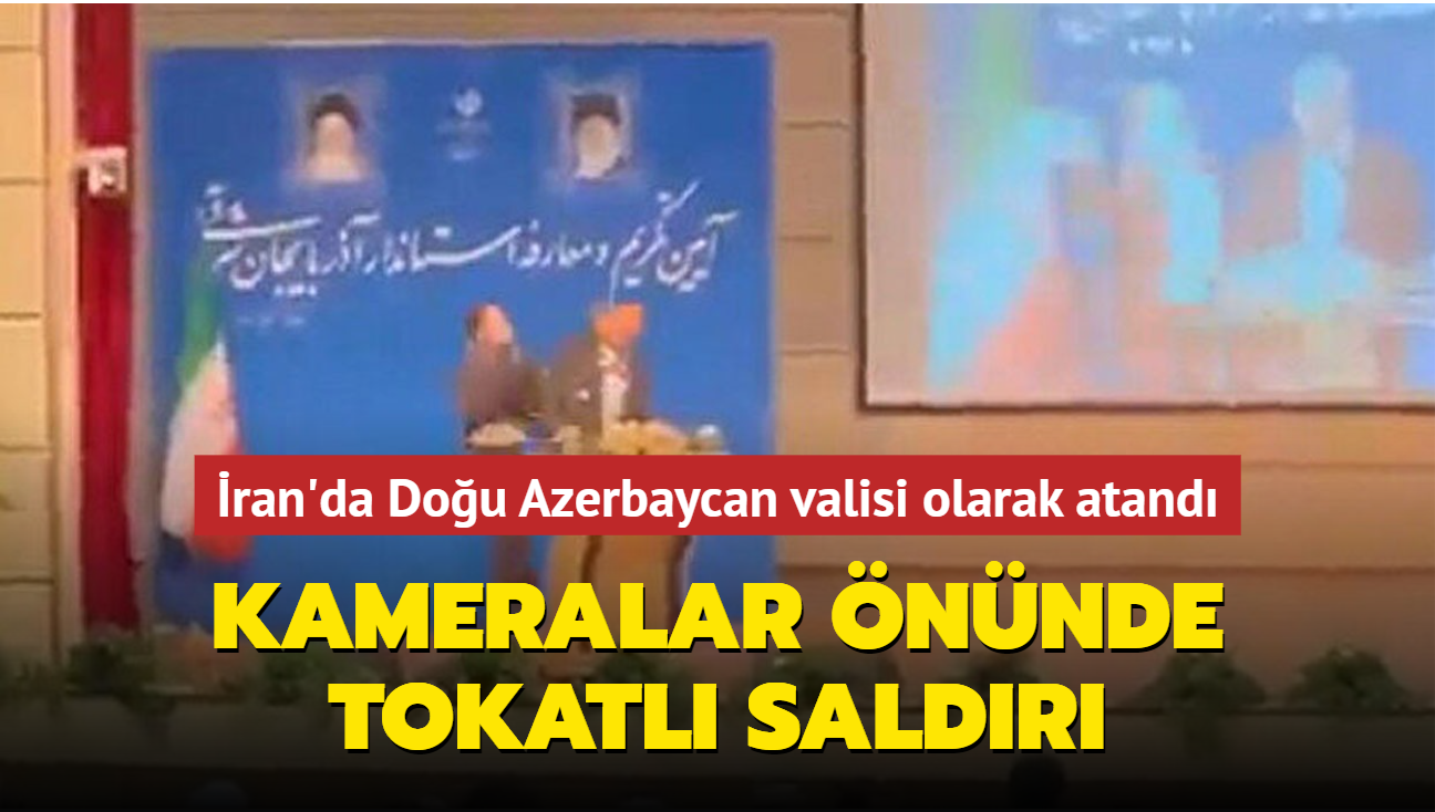 ran'da Dou Azerbaycan valisi olarak atanan Hrrem Rezevi'ye tokatl saldr