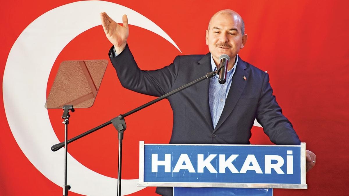 İçişleri Bakanı Süleyman Soylu: Ahpanos'ta 570 PKK'lı teröristten 19'u kaldı