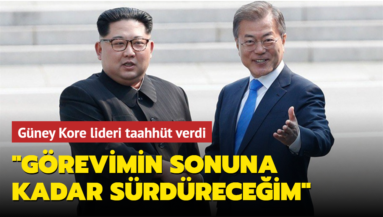 Güney Kore lideri barış çabaları için taahhüt verdi... 'Görevimin sonuna kadar sürdüreceğim'