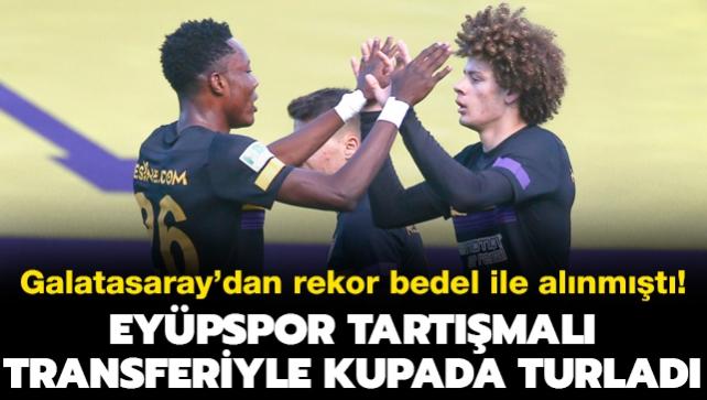 Eypspor tartmal transferi Erencan Yardmc'nn golleriyle kupada turlad