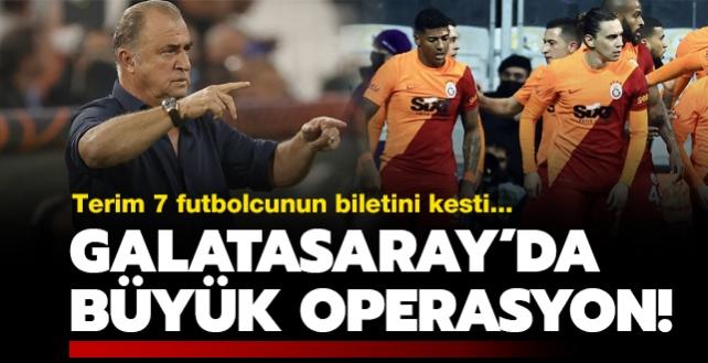 Galatasaray Haberleri: Fatih Terim listeyi verdi! O futbolcular Ocak'ta yolcu...