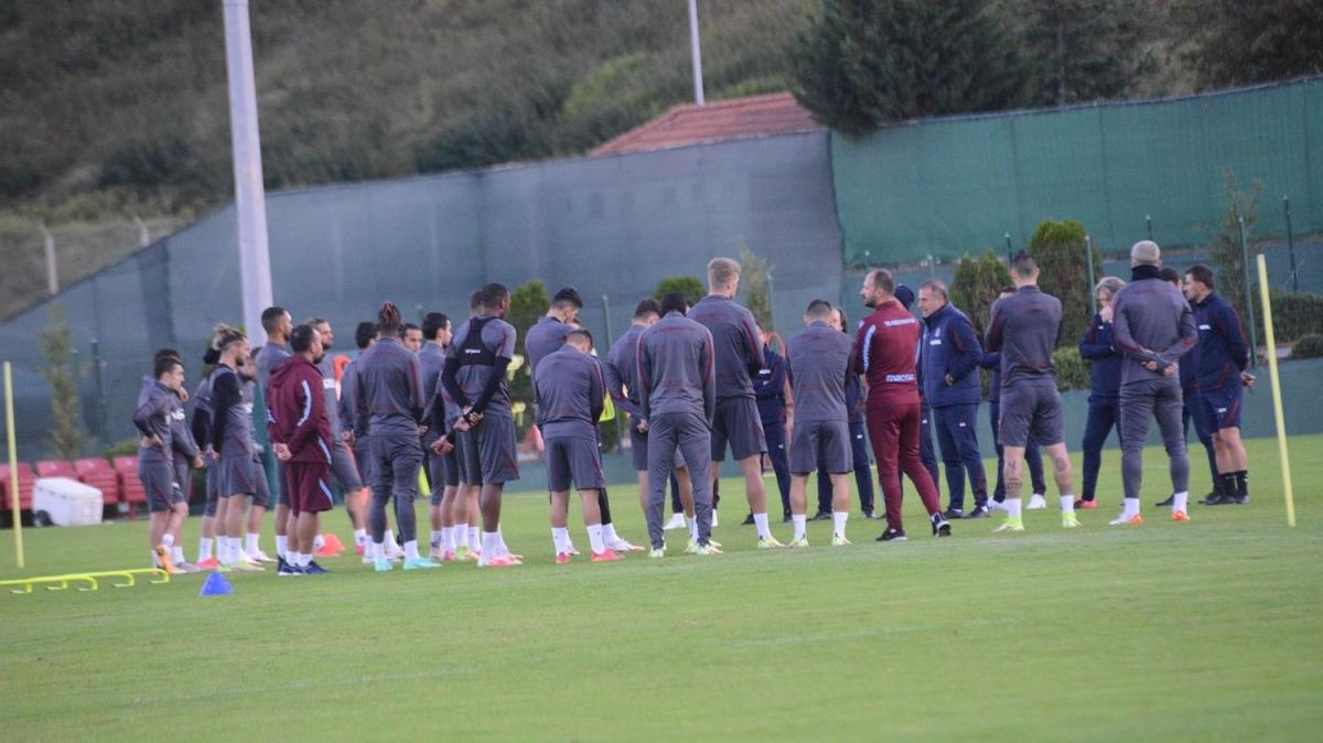 Trabzonspor, Karadeniz derbisi hazırlıklarına 9 eksikle devam etti