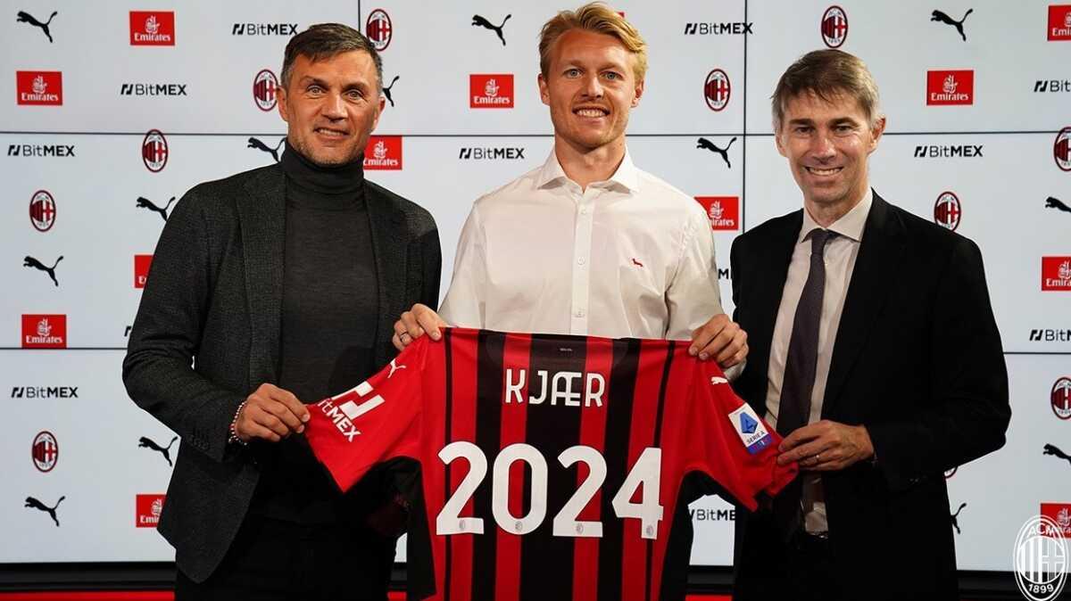 Milan Simon Kjaer'in szlemesini 2024'e kadar uzatt