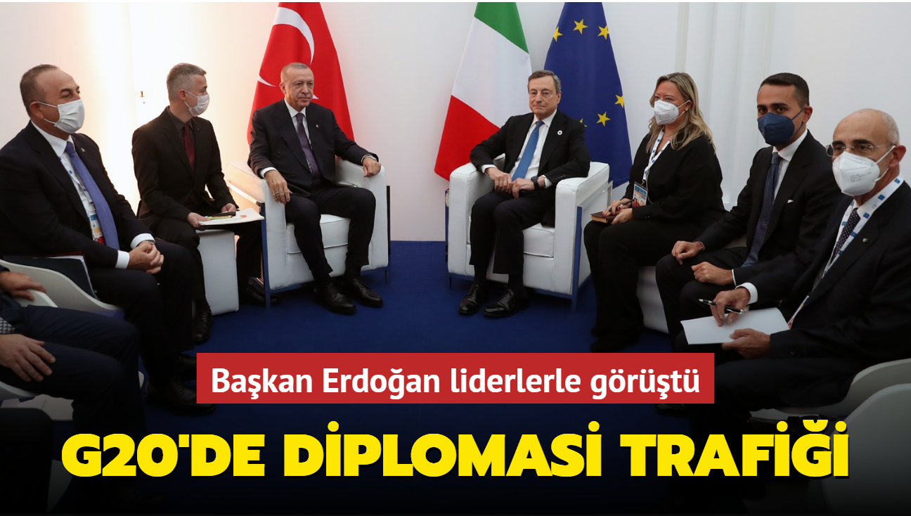 Başkan Erdoğan'dan G20'de diplomasi trafiği