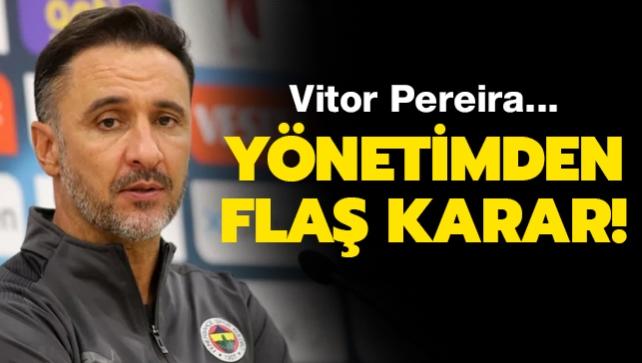 Fenerbahçe'de yönetimden flaş karar! Vitor Pereira...