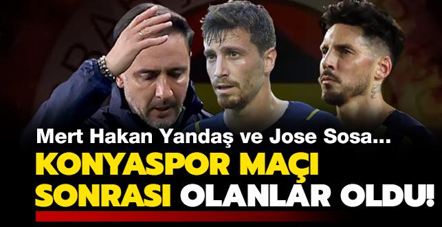 Konyaspor maçı sonrası olanlar oldu! Fenerbahçe'de Mert Hakan Yandaş ve Jose Sosa...