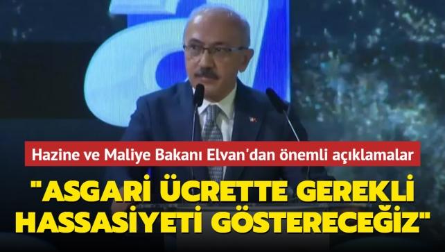 hazine ve maliye bakanı elvan dan önemli açıklamalar asgari ücrette