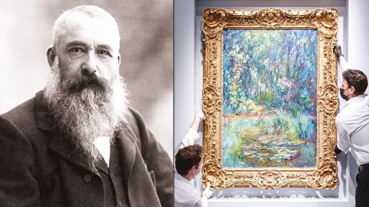 Claude Monet'in eseri 25 yl sonra ak artrmada