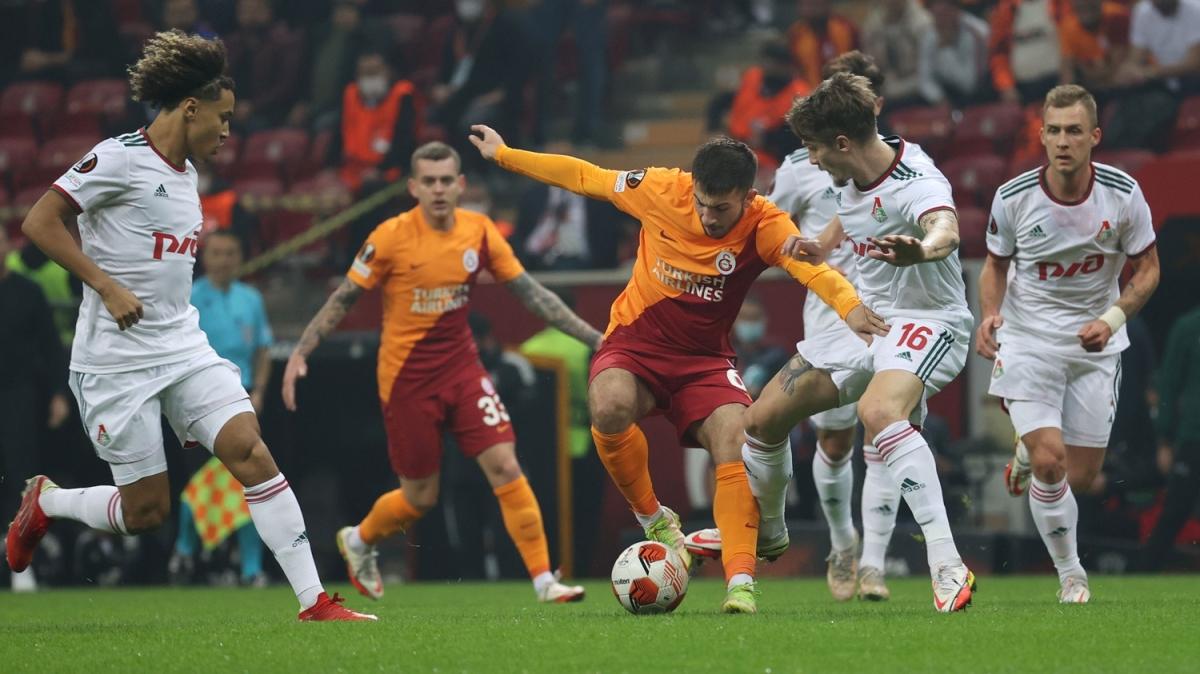 Galibiyet kaçtı! Maç sonucu: Galatasaray-Lokomotiv Moskova: 1-1